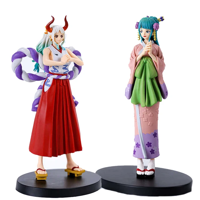 Anime One Piece Kozuki Hiyori The Grandline Lady Wano Country Yamato Kozuki Hiyori Action Figures 16-18cm PVC Model Toys Gift 1