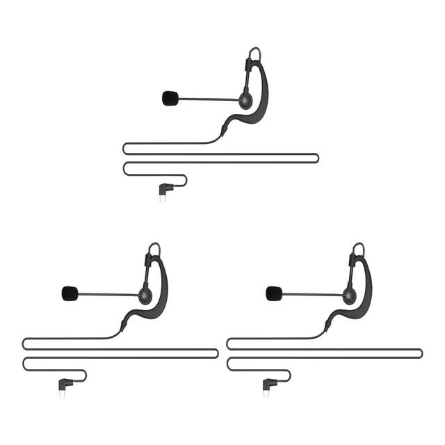 Referee Earphone Cable Stable Performance Black Referee Headset for Referee