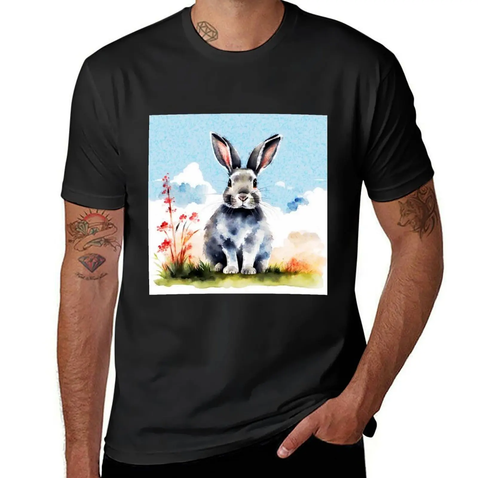 

Bunny v2 T-Shirt summer top customizeds mens clothes
