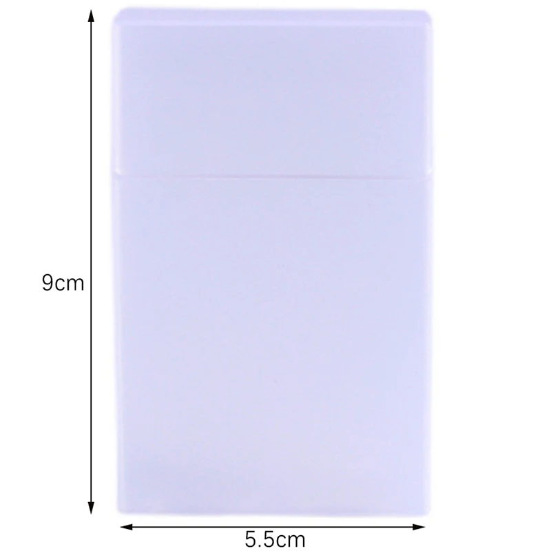 Transparent Plastic Storage Box Photocards Small Card Storage Box Organizer Box Cigarette Case Classification Box 6