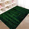 Binary Code The Matrix Program Chart Hallway Carpet Washable Non-Slip Living Room Sofa Chairs Area Mat Kitchen Doormat Area Rug 6