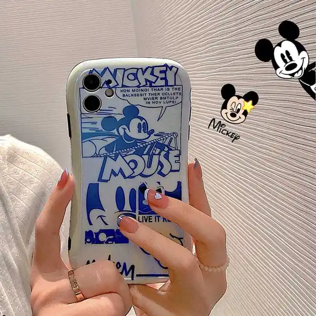 Disney Mickey Blu ray Illustration Phone Cases for iPhone