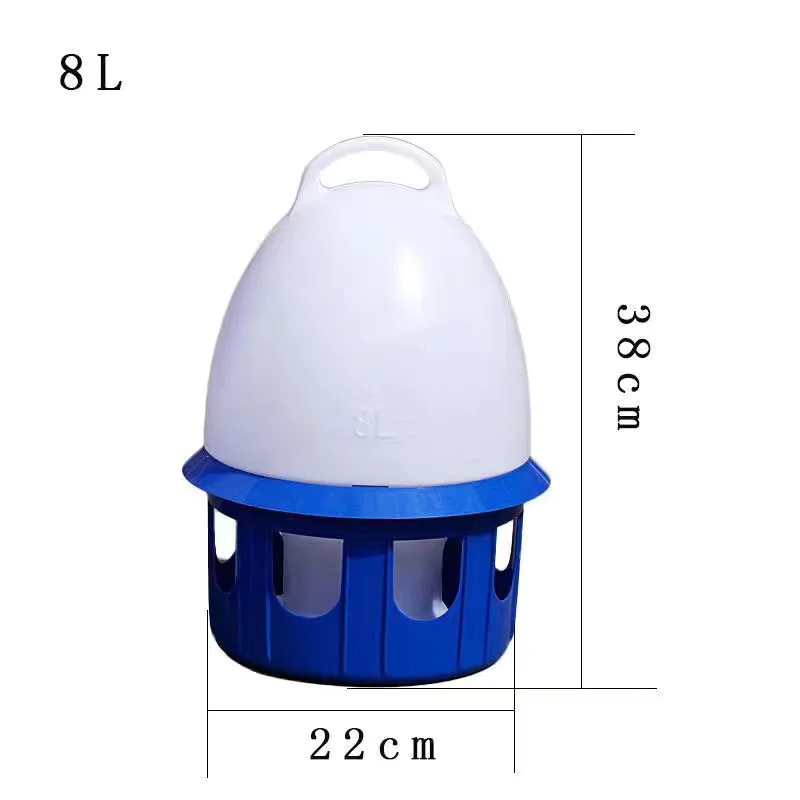 Automatic Bird Waterer Pigeon Water Feeder Container Durable Plastic Dove Drinker 2L 4L 6L 8L 10L Pet Supplies