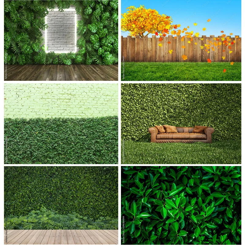 

SHENGYONGBAO Landscape Photography Props Green Grass And Blue Sky White Clouds Photo Background Studio Props CDD-07