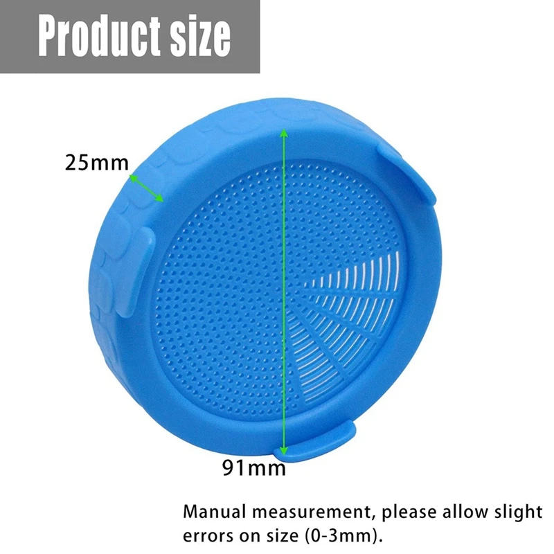 Good-Wide Mouth Mason Jar Sprouting Lid, Germination Stand, Mason Jar Pouring Nozzle Lid, Suitable For Growing Bean Sprouts
