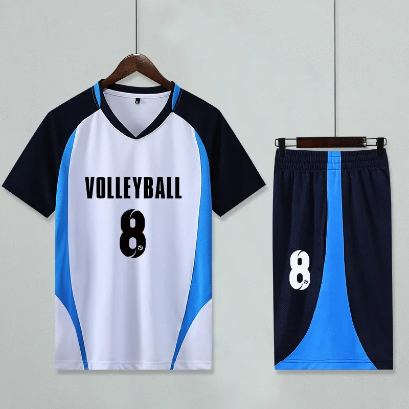 New Volleyball Jerseys Men's Women's Competition Suit Quick Dry Air Conditioned Sports Training Short Sleeves Printed