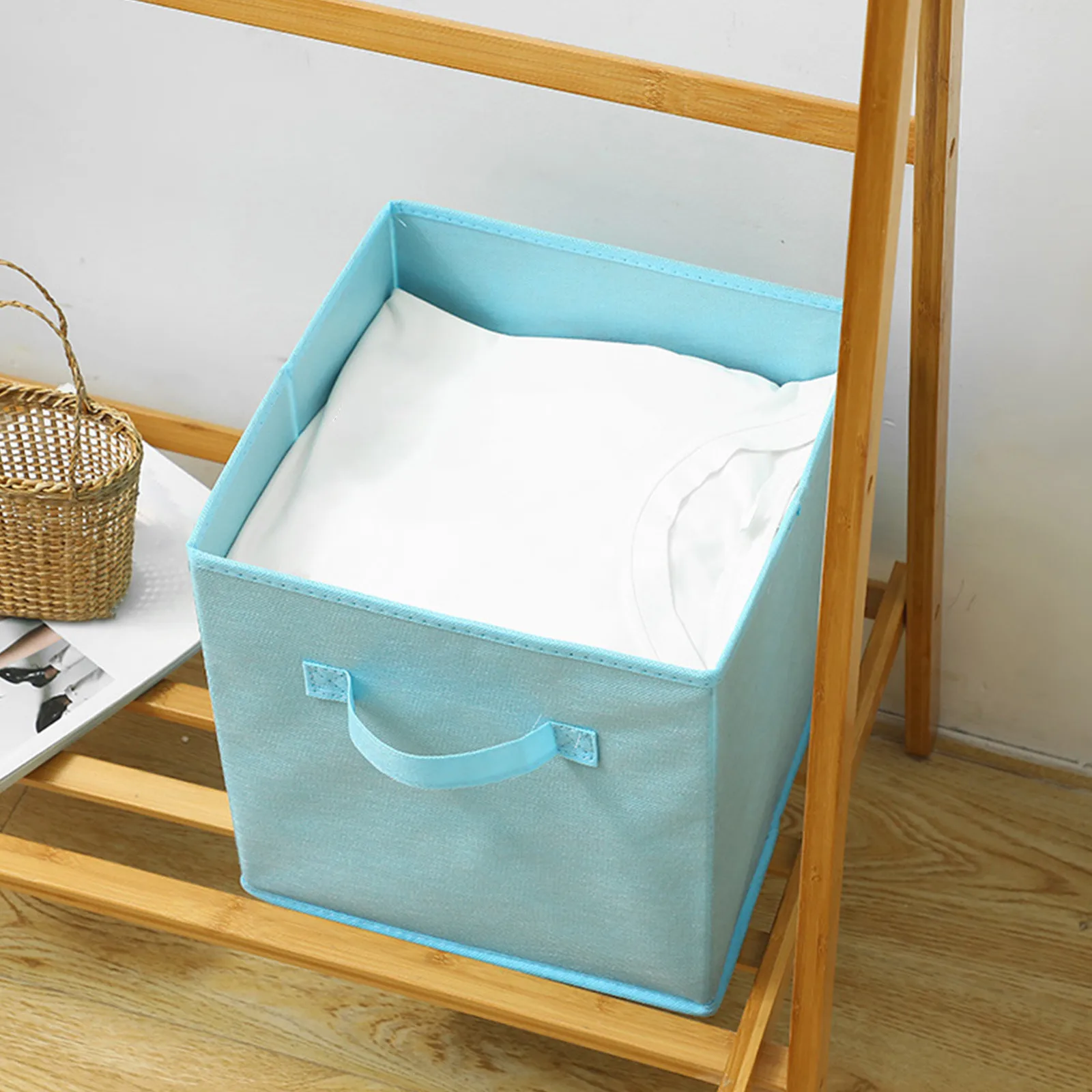 Foldable Fabric Storage Cubes Drawer For Closet And Toys Storage Home Supplies Clothing Underwear Storage Box 2