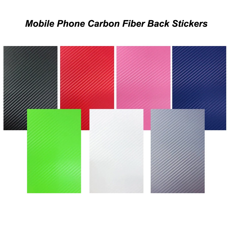 Vormir 50pcs Mobile Phone Skins Carbon Fiber Decorative Stickers for Film Cutting Machine Sunhine SS 890C Back Glass Protectors