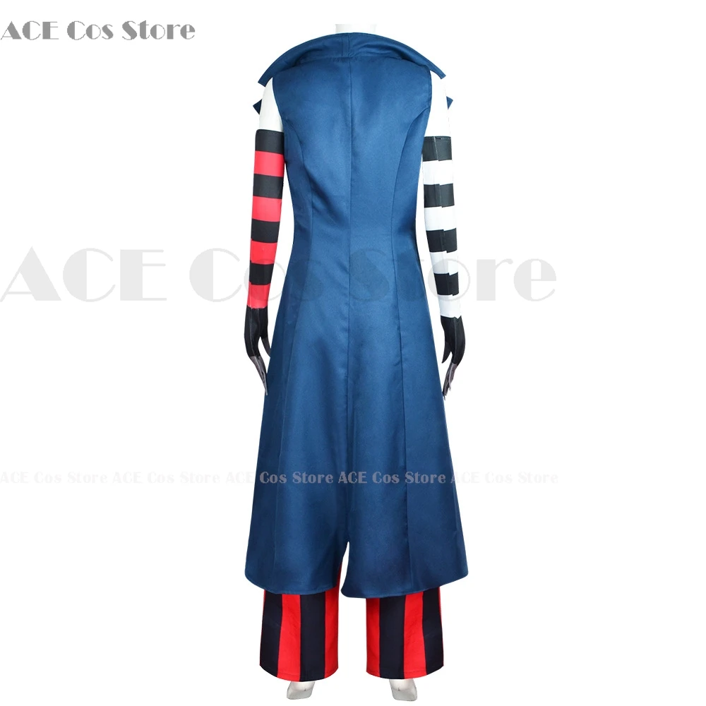 Hazbin Velvette Hotel Cosplay Outfit Costume Wig Earring 3V Vees VVV Halloween Party Demon Carnaval Anime Cosplay Women Clothes 36