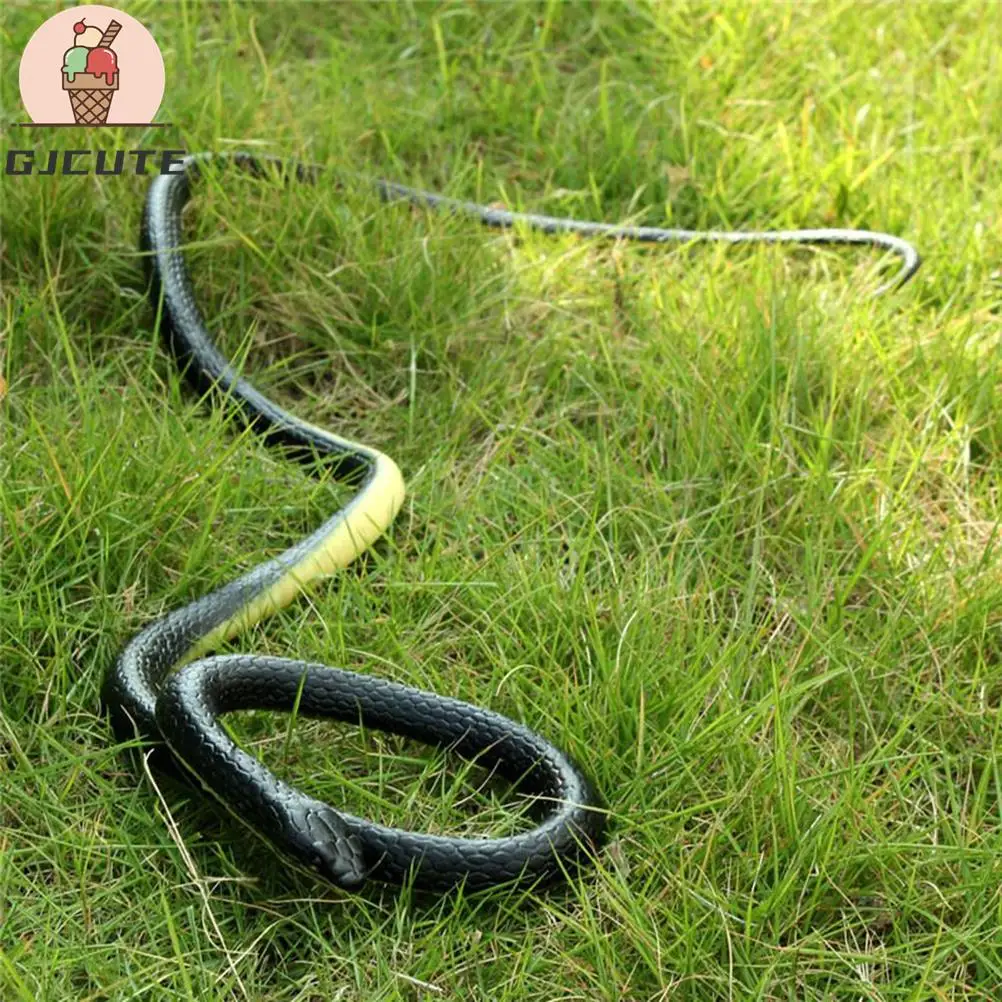 Soft Rubber Toy 130cm Snake Safari Garden Props Joke Prank Gift Novelty and Gag Playing Jokes Toys