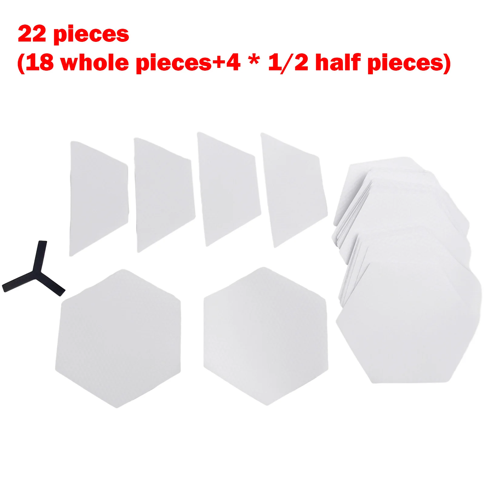 22pcs Surfboard Clear Deck Grip Pad Traction Surfpad Non-slip Stickers DIY Surfboard Clear Deck Grip Pad Traction Surfpad