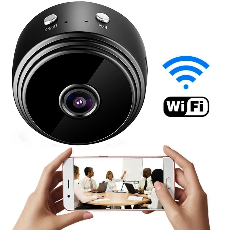 Мини-камера 1080P с поддержкой Wi-Fi ночного видения | Электроника