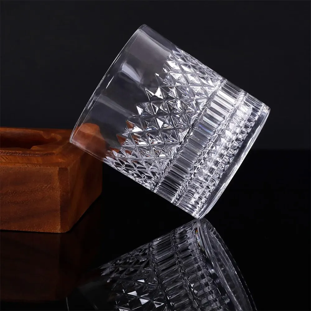 マールボロ クリスタルガラス 4 Styles 4pcs Clear Crystal Whisky Glasses Set Rocks Wine