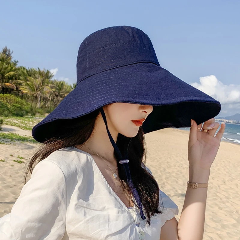 Japan and South Korea Big Brim Hat Women's Spring and Summer
