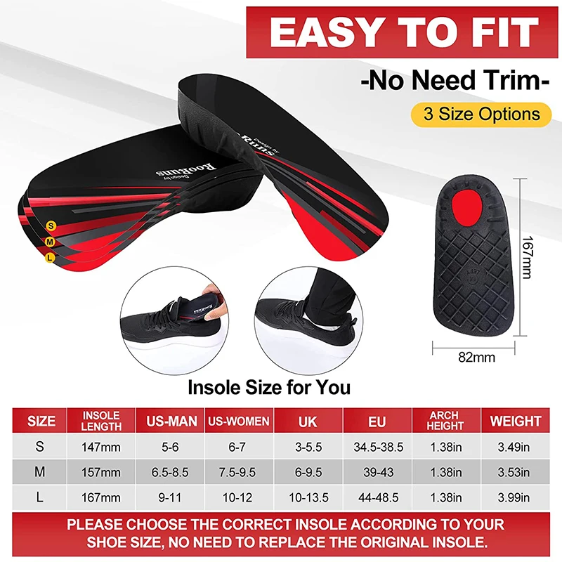 Orthesen-Einlegesohlen 3/4, FitFeet Hoher Bogen Sch Produktbild-Vorschau 3