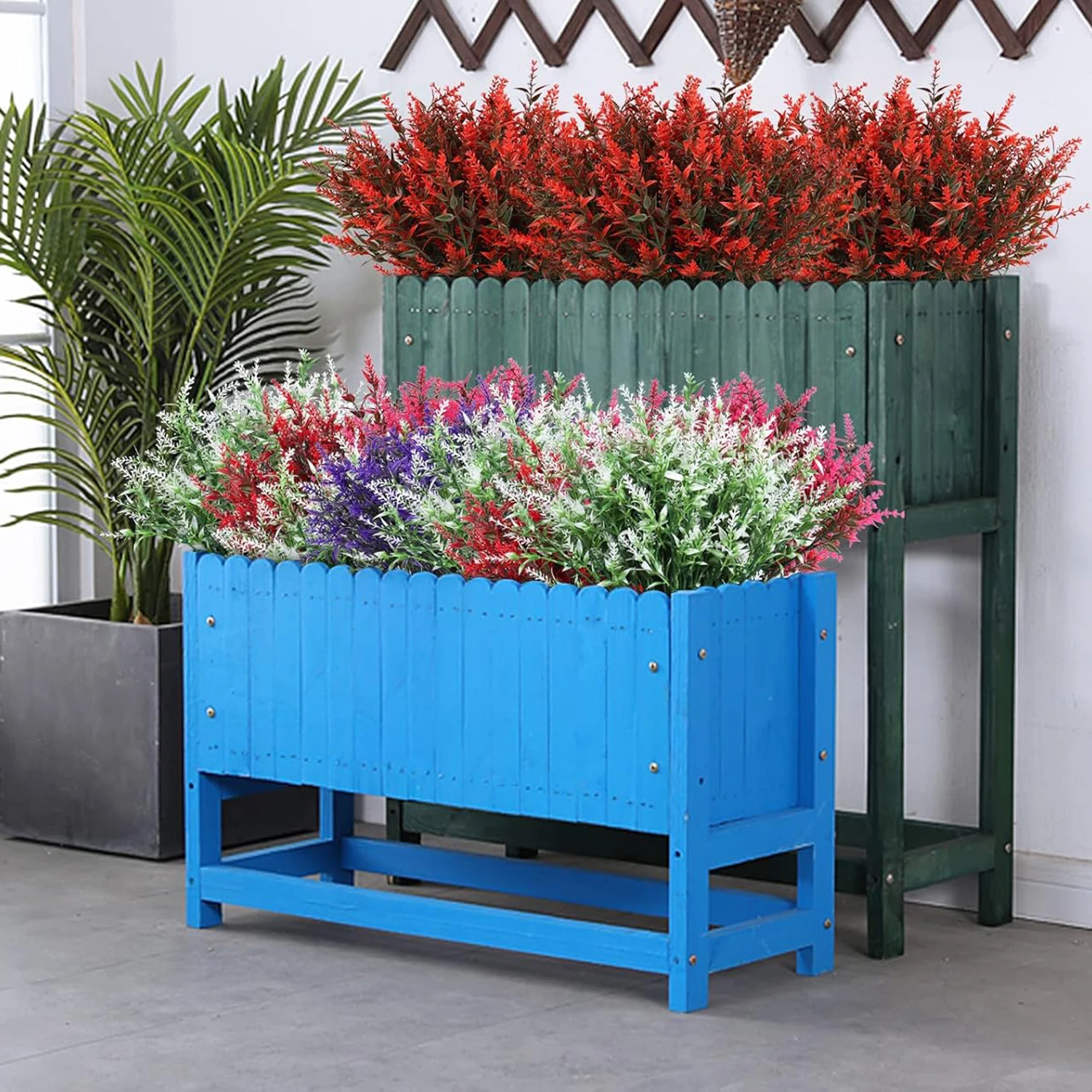 Künstliche Blumen Kunststoff Lavendel Gefälschte Pflanzen Gras Hochzeit Hausgarten Dekoration DIY Fotografie Requisiten Indoor Bonsai Hotsale – Detail 1