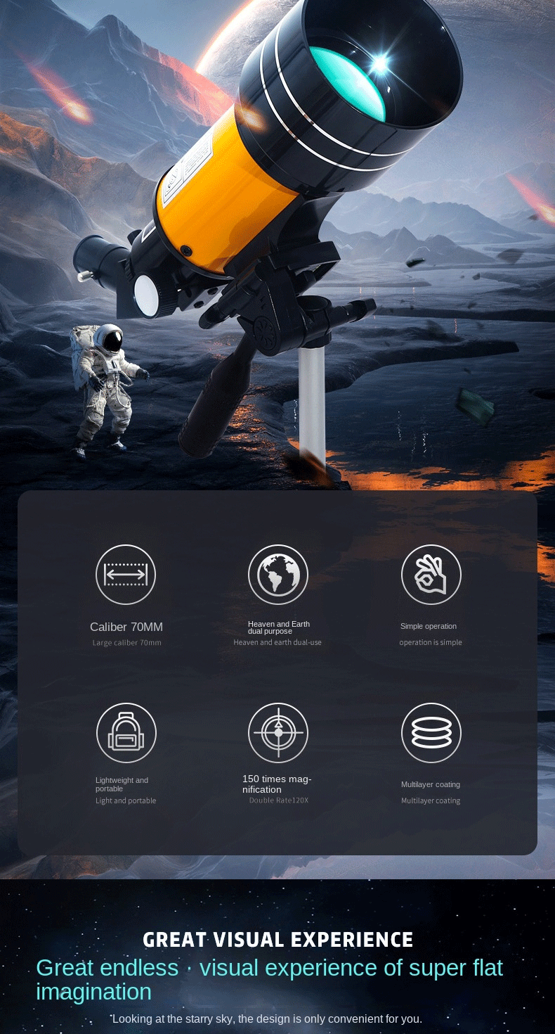 150 raz profesjonalny teleskop astronomiczny do kosmicznego monokularu F30070 mocna lornetka noktowizor dla gwiazdy ASM70300 8 S52eea766c9a74e148af044633fcb85efc 150 raz profesjonalny teleskop astronomiczny do kosmicznego monokularu F30070 mocna lornetka noktowizor dla gwiazdy ASM70300