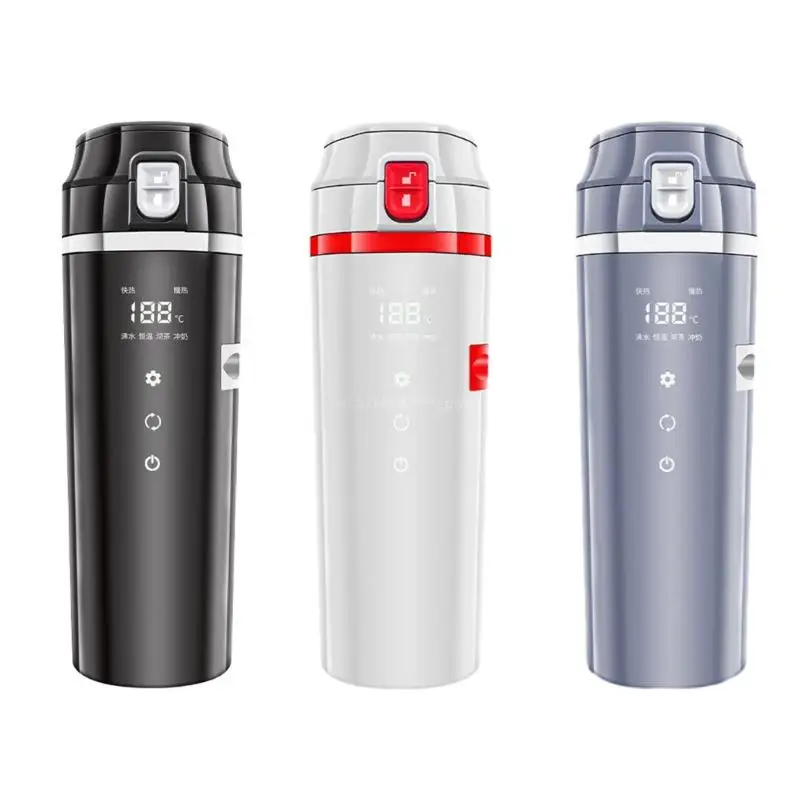

Convenient Electric Hot Water Cup Stylish & Durable Portable Heating Cup Heat Water for Tea & Coffee while Traveling