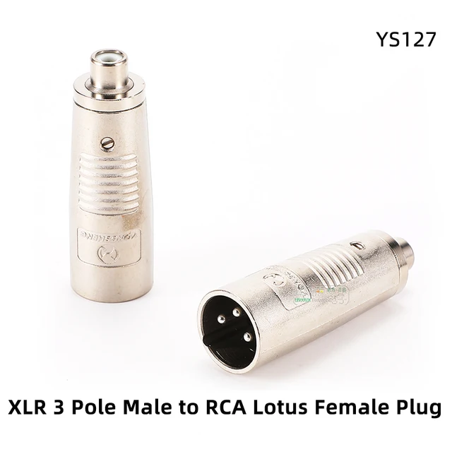 다양한 기기에 활용 가능한 NEUTRIK REAN XLR-RCA 6.35 3.5 오디오 비디오 변환 플러그