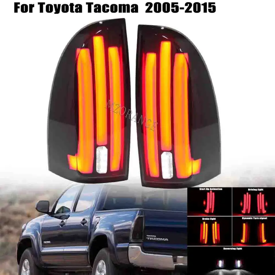 Red Pair Side Rear Tail Light Brake Lamp For Toyota Tacoma Pickup 2005-2015 - Foto 2