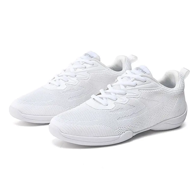 White Aerobic Shoes Children's Adult Fitness Shoes Gymnastics Sports Jazz Dance Shoes For Women Cheerleading Shoes Womens Size45 4