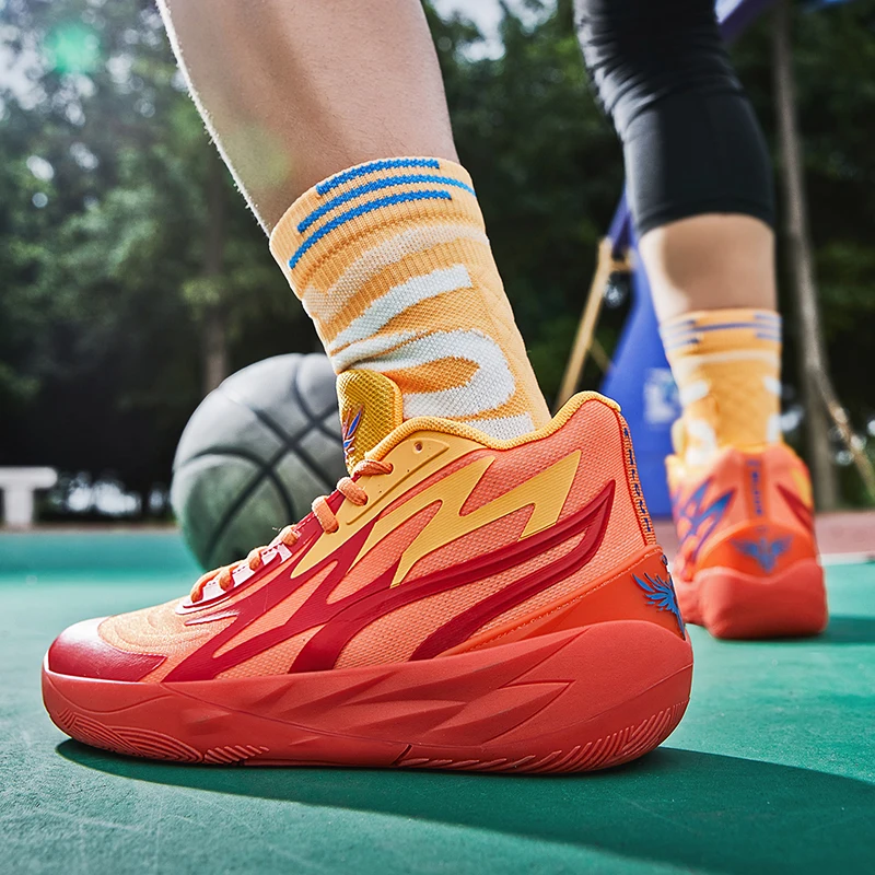 High Quality Lamelo Ball 2 Generation Basketball Shoes Actual Combat Non-slip New Sports Shoes for Men and Women - Image 5