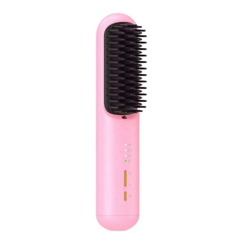 ABXH Rechargeable Hair Straightener Negative Hair Straightener Curly Dual-Purpose Electric Curling Comb