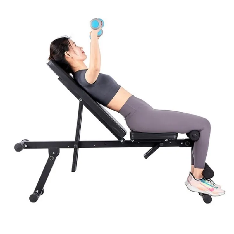Adjustable Dumbbell Press Stool Home Folding Fitness Chair Large Equipment Sit Up Benches