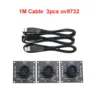 GXIVISION OV9732 Camera Module 2M Cable 100 Degree 30FPS No Distortion 3PCS/1PCS ,Compatible For Autodarts.io DIY,USB Drive Free 5