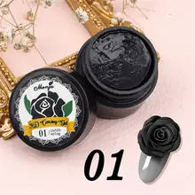  Nail Oil Glue Durable Nail Carving Glue Manicure Nail Accessories Plastic Relief Glue Easy To Apply 4d Three-dimensional Glossy 