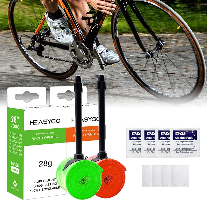 Ultraleichter Fahrradschlauch 700C 18 23 25 28 Rennrad-TPU-Reifen 65 mm Länge French Valve Superleichter Schlauch – Detail 6