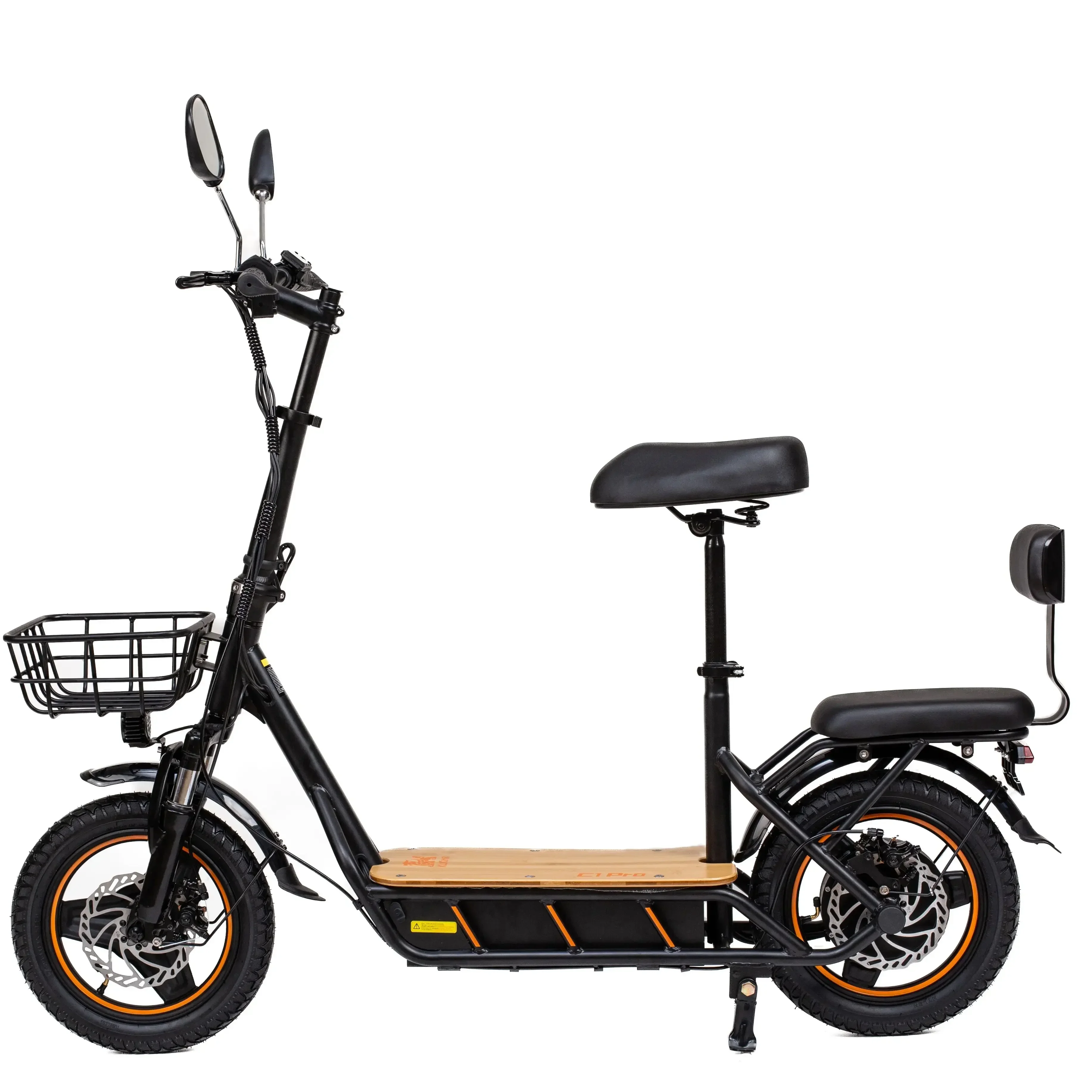 Monopattino Elettrico per Adulti KuKirin C1 Pro con Sedile, Pneumatici da 14 Pollici, Motore da 500W, Batteria da 48V 26Ah, Velocità Massima 45km/h, Moto Elettrica - immagine 3