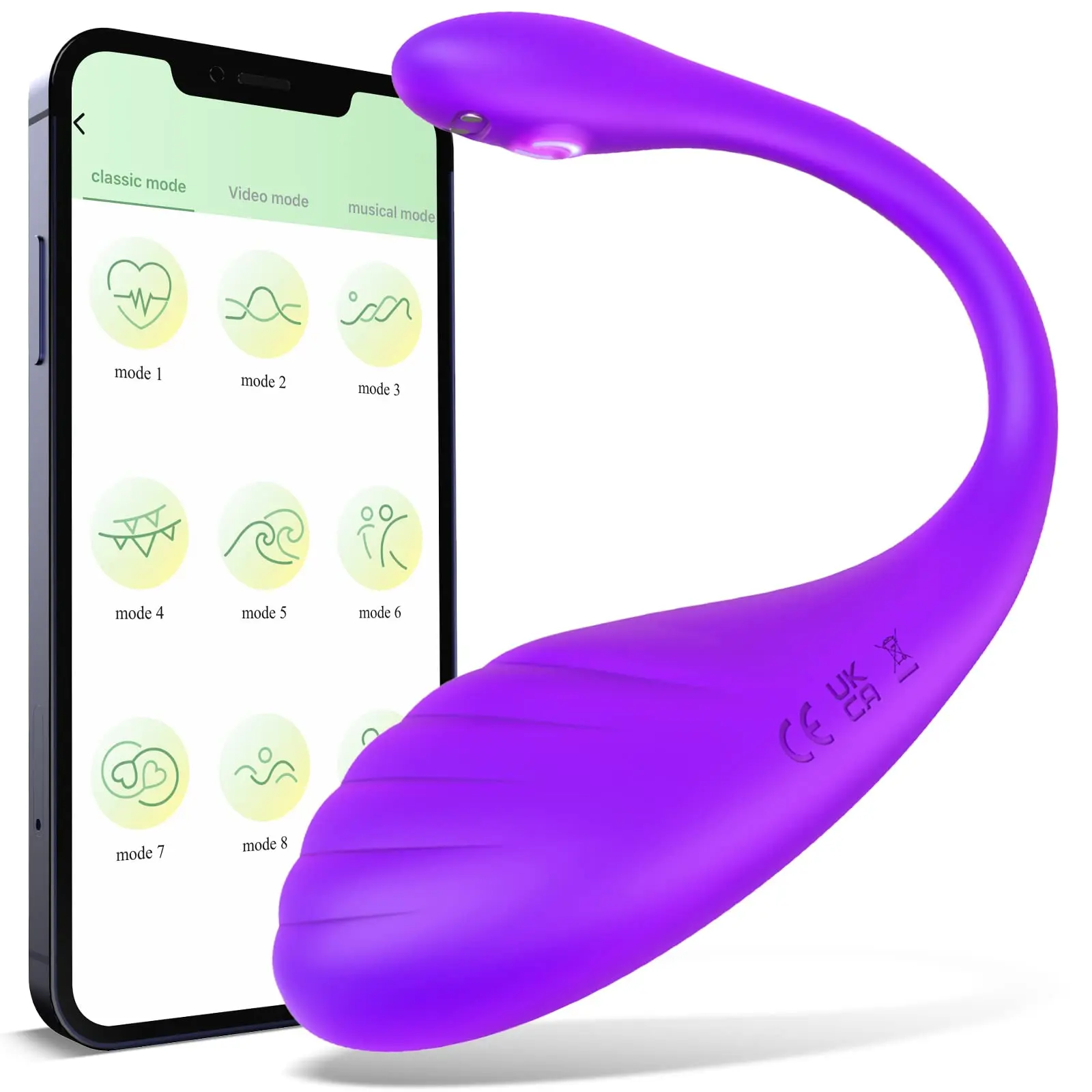 Couple Vibrator Toys-Wearable Panties Vibrator Toys with App Control, Remote Control G Spot with 9 Kinds of S