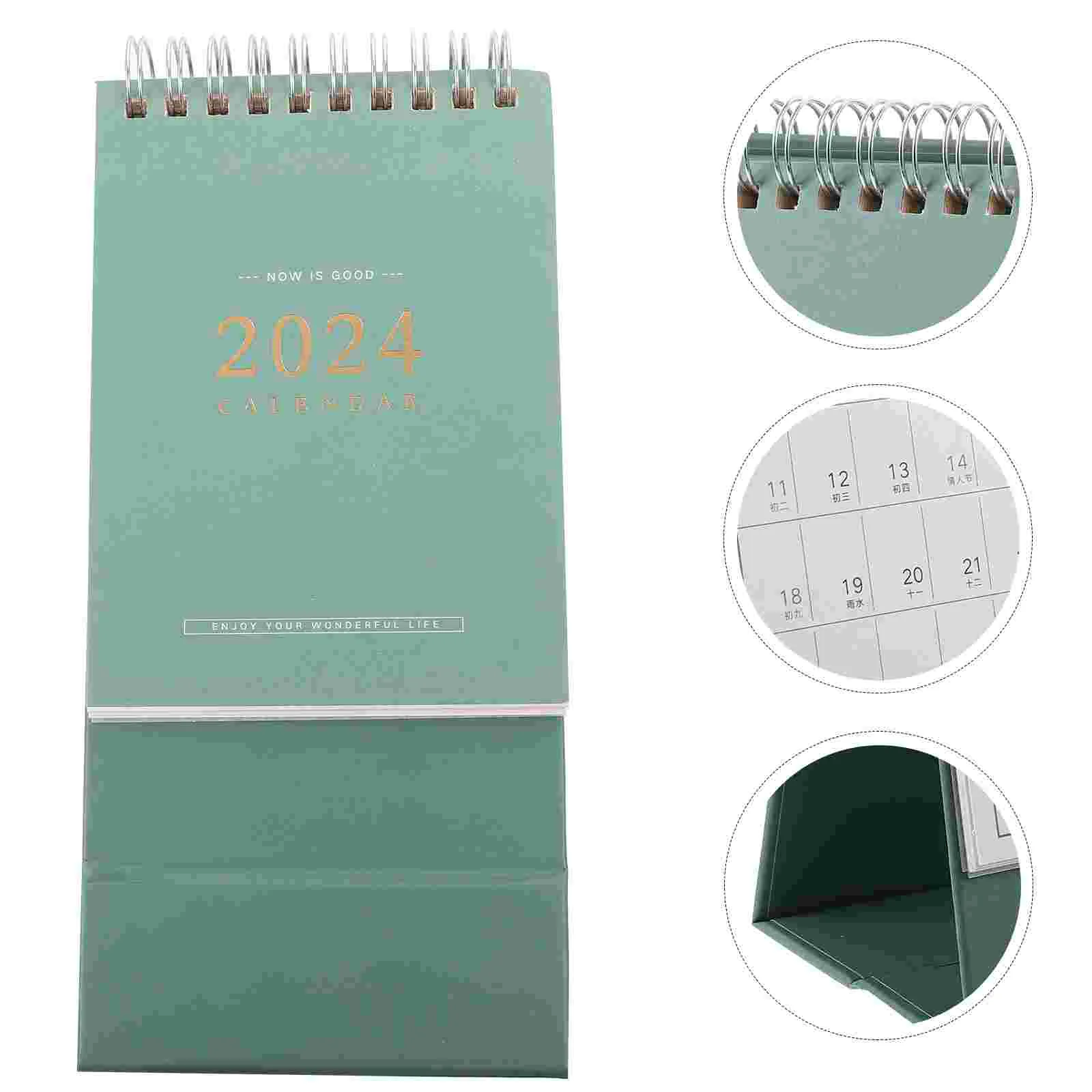 2024 Desk Calendar Home Decor 2023 Desktop Mini Paper Creative Ornament Office Small
