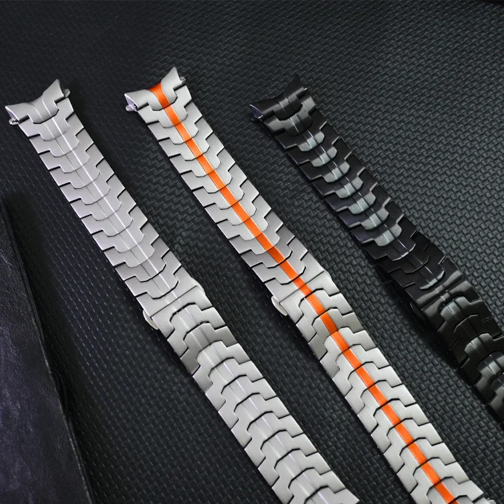 Luxury Stainless Steel No-Gap Strap - Premium Metal Watchband Bracelet