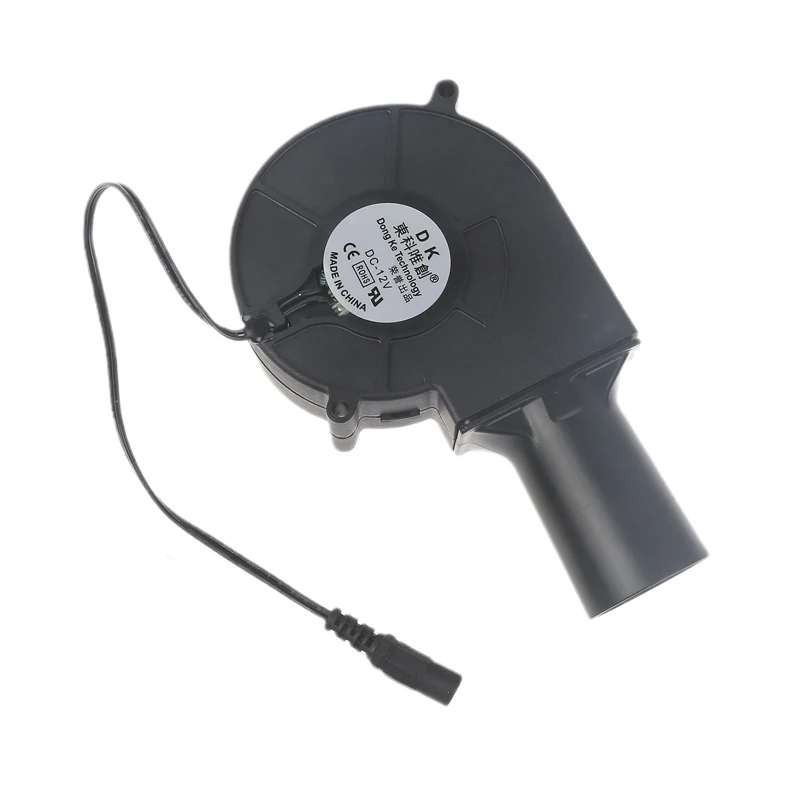BBQ Fan Blower 97x95x33mm 12V 2A Large Powered Fan with 26cm Cable for Camping Trip BBQ Dropship