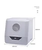 Household Automatic Dish Washers Sink Washing Dish Machine Smart Countertop Dishwasher Stainless Steel Silver Kitchen OEM 5