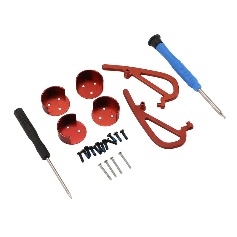Kit protection cardan drone ABS - Pare-chocs noir/rouge