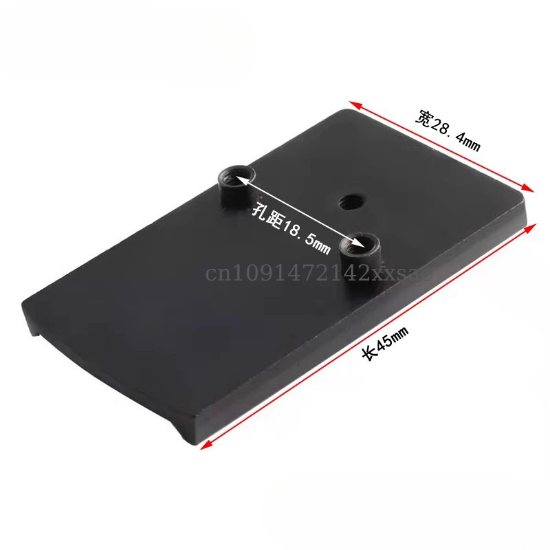 Tactical G ock Rear Sight Plate Base Mount Fit VI SM Red Dot Sight for Tokyo Marui 17 18C 19 KSC KWA Hunting Gun Accessories