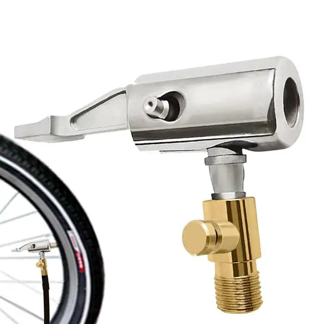 Connettore Valvola Pneumatica Con Tubo 10 Cm - Adattatore Per Gonfiaggio Pneumatici Bici E Auto - Foto 6