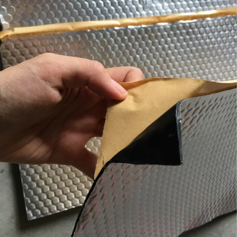 2MM Sound Deadening Mat Butyl Automotive Noise Insulation Dampening Materials Car Van Hood Reduce Vibration And Silent