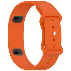 Stylish Silicone Watch Band - Unisex Replacement Wristband Accessory - Hume Band 2.0 (Orange)