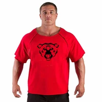 T-shirt graphique vintage respirant pour hommes, haut à manches courtes, vêtements de fitness, chemises en coton, nouveau 5