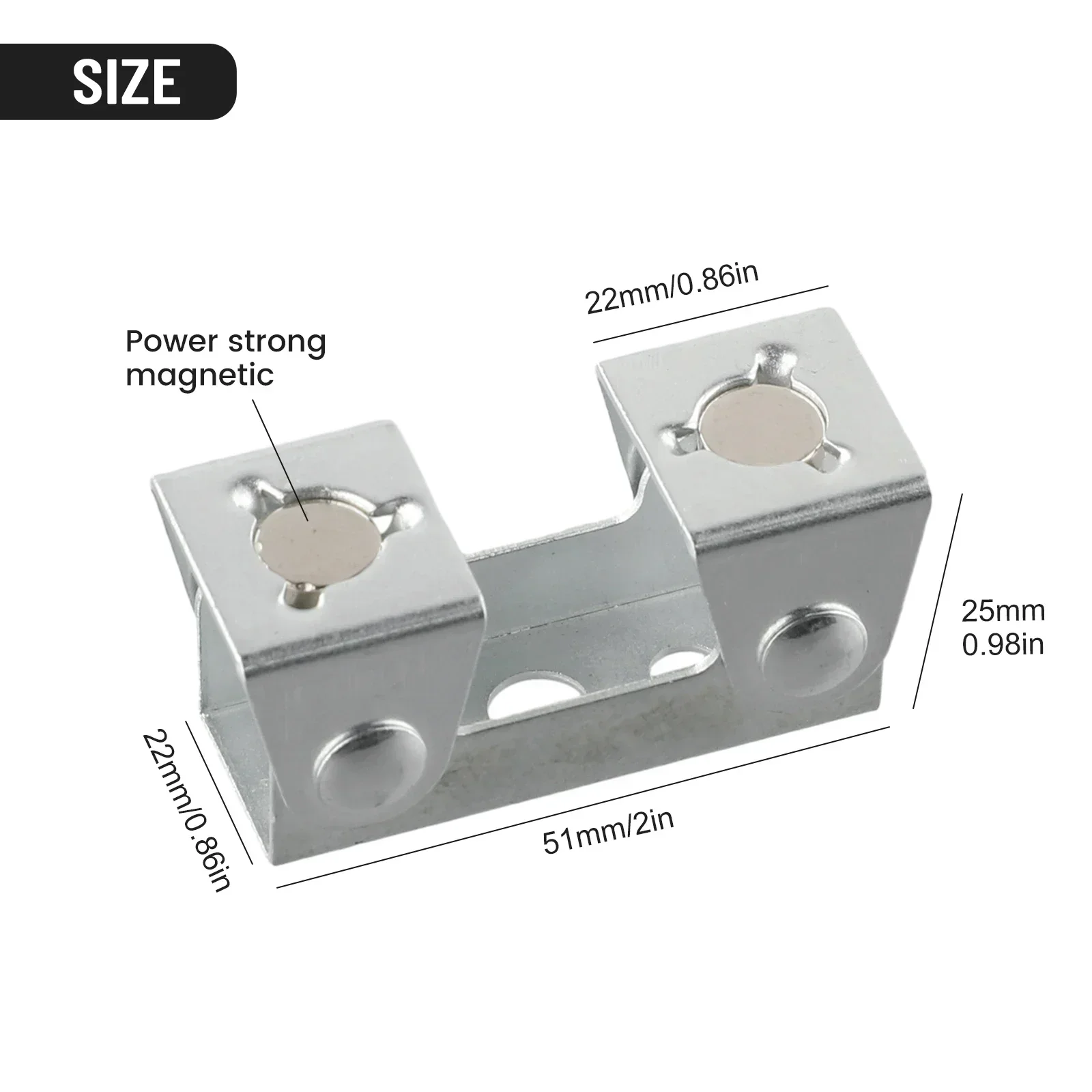 Magnetic V-shaped Clamp V Type Adjustable Magnet V-Pads Welding Clip Fixture Welding Holder Positioner Strong Hand Tool