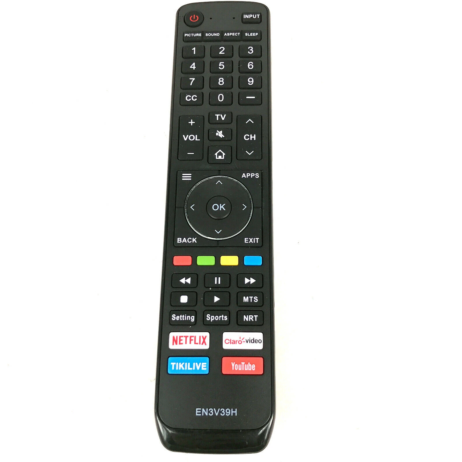 Nuovo Ricambio En3V39H Per Telecomando Hisense Tv 43 H6080E 43 H6C 43 H6D 43 H6E 43 H7050D