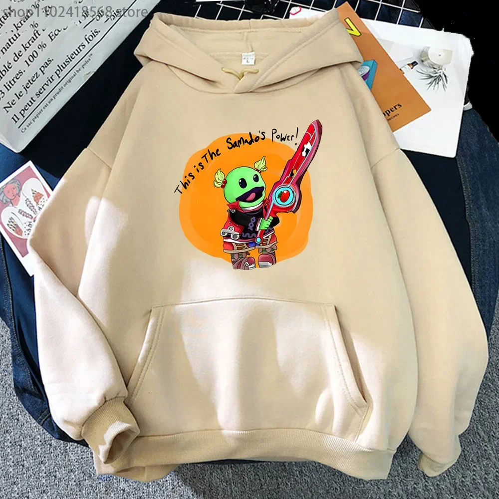 Cartoon Anime Nanalan Hoodie A Commission for Varkarrus Print Sweatshirt Kawaii Cute Clothes Women Pullover Men Clothing Unsiex