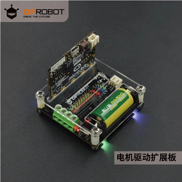 Dfrobot Micro:Bit Io-Box-Scheda Di Espansione-Grafica-Programmazione-Intelligent-Car-Kit-Robot