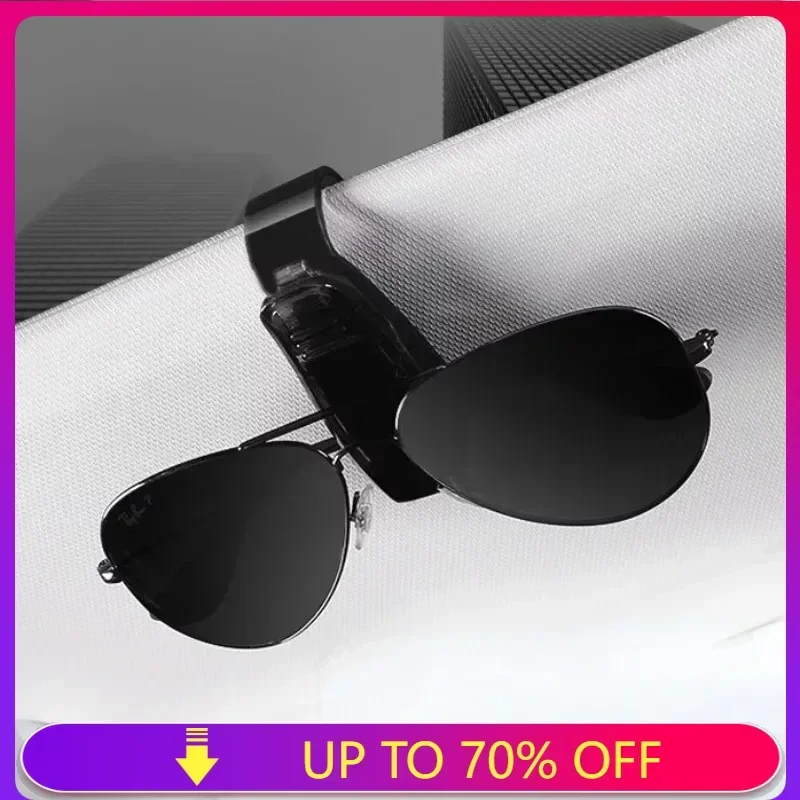 Acquista Clip per porta biglietti per carte da sole per occhiali da sole per occhiali da sole per auto universali per auto in Italia a partire da 1.33