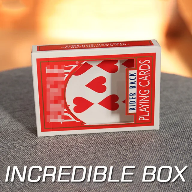 Magic Tricks Incredible Box Magia Magie Magicians Props Close Up Street Illusions Card From Empty Box Gimmicks + Tutorial 1