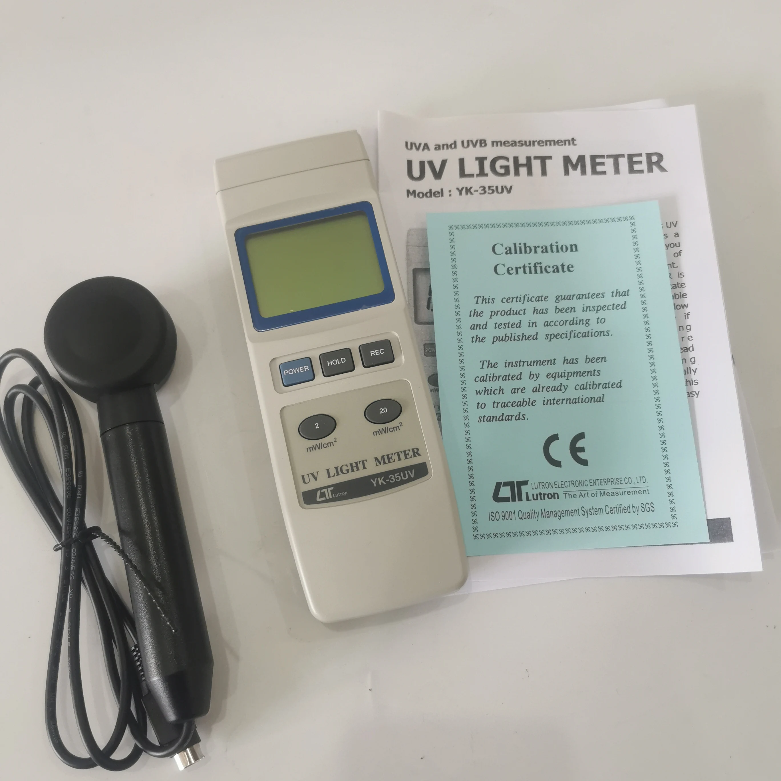 New Lutron Yk35uv Uv Light Meter Tester Photometer Ultraviolet